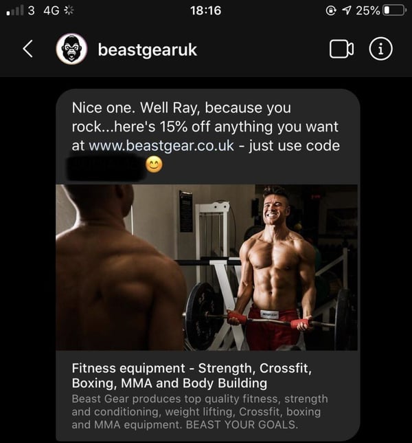 Offer returning customers discounts or free shipping