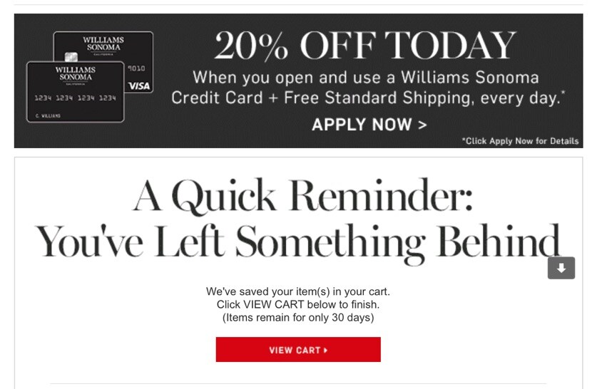 Email Marketing Automation - Abandoned Cart Reminder