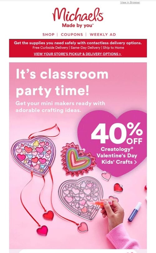 Valentines Day Email Marketing