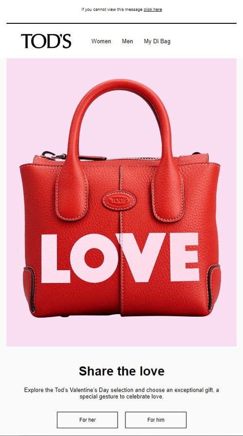 Valentines Day Email Marketing