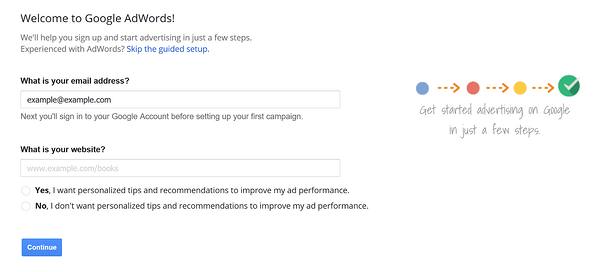 Access Google Keyword Planner