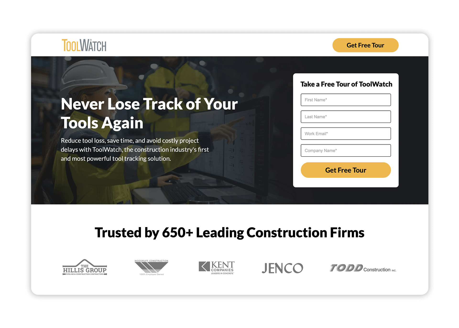 B2B Demand Generation Services - Landing Page Design