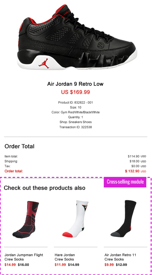 Ecommerce-Email-Marketing-Cross-Sell-Products