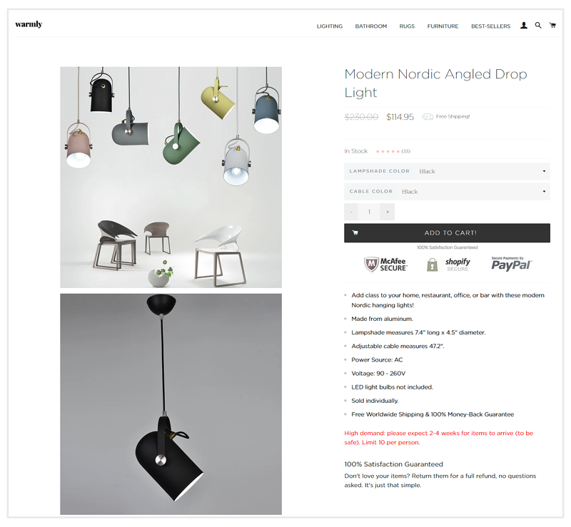 Ecommerce-Marketing-Strategy-Product-Page-Content