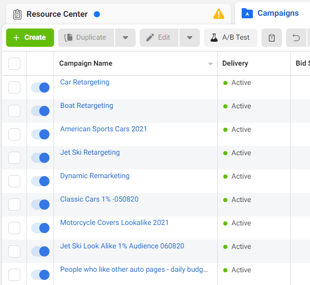 Facebook Ad Campaign