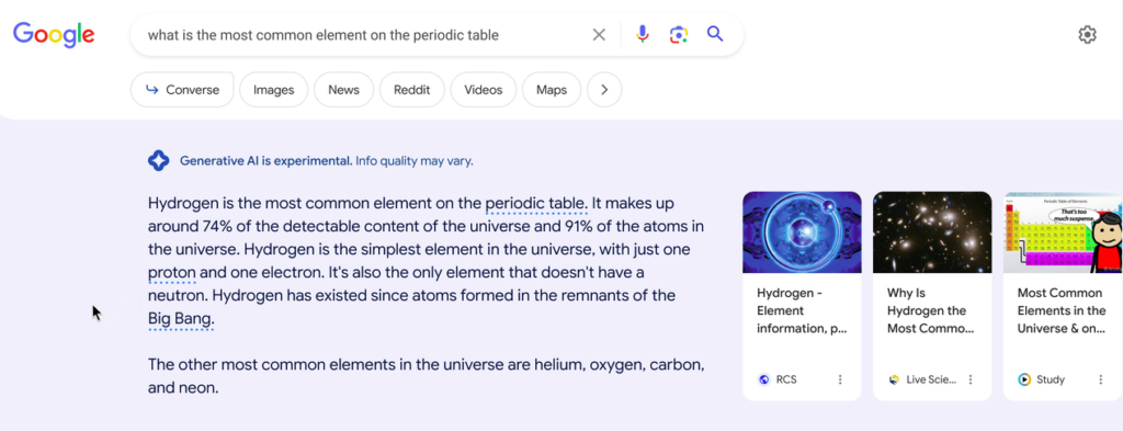 Google Search Generative Experience