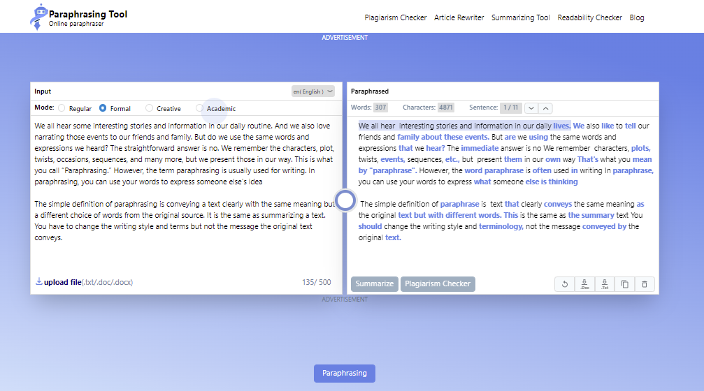 Paraphrase Tool - Digital Marketing Tools