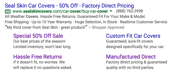Improve Quality Score - Ad Extensions Review