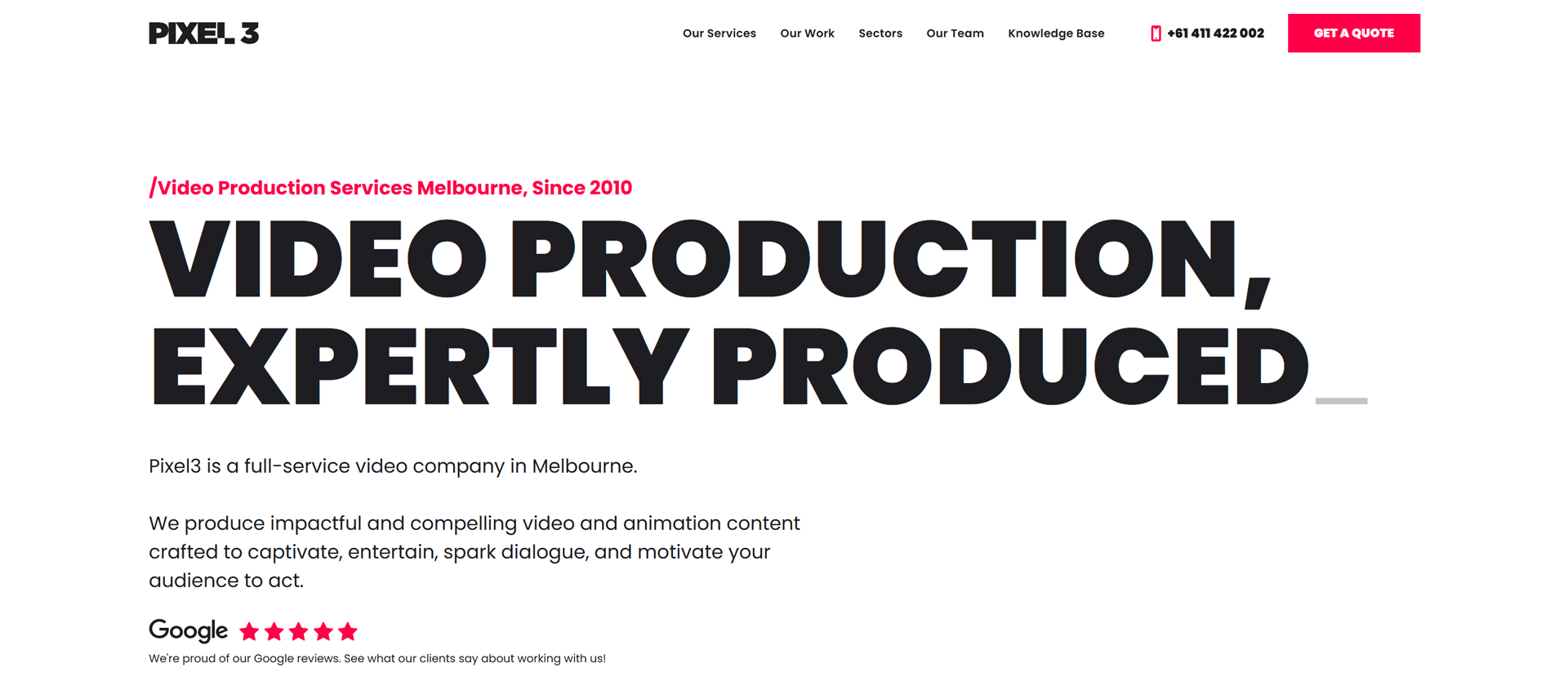 Pixel3 Video Productions