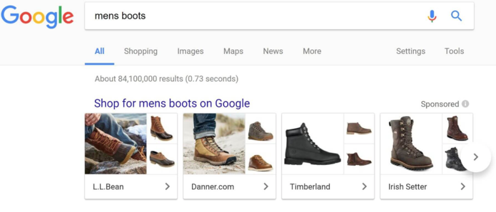 Google Showcase Shopping Ads